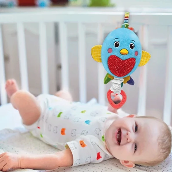 17794 Baby Clementoni - Müzikli Pelüş Kuş - Resim 3