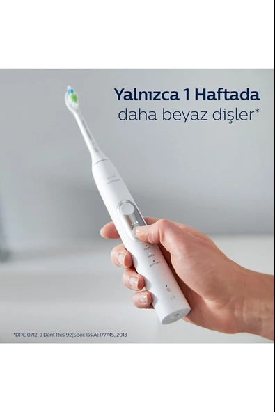 Philips Sonicare HX6877/28 Protective Clean 6100 Şarj Edilebilir Beyaz Diş Fırçası - Resim 2
