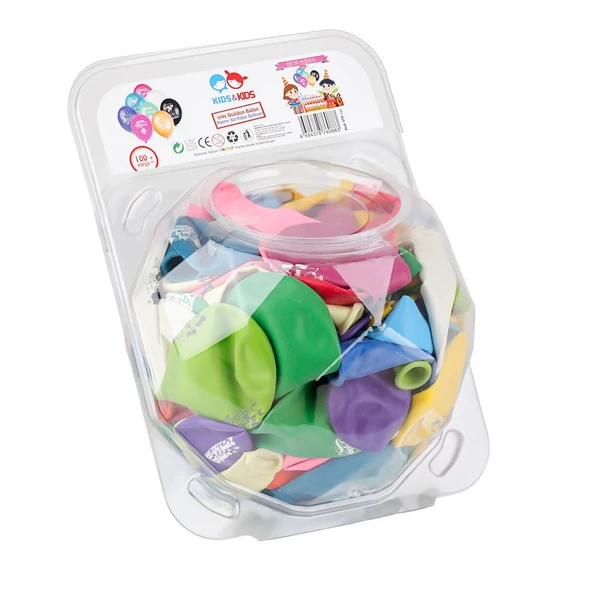 STR-122 KİDS KİDS İYİKİ DOĞDUN BALON 100LÜ KOLİ 36 PK ürün görseli