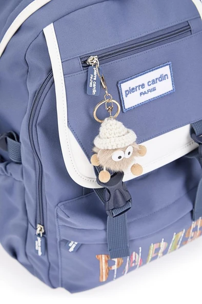 Pierre Cardin Okul Sırt Çantası Mavi PC.07PC11118.MV - Resim 7