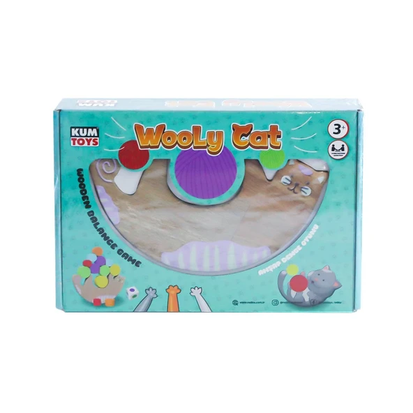 5672 Wooly Cat Kedi Oyunu -Kumtoys ürün görseli