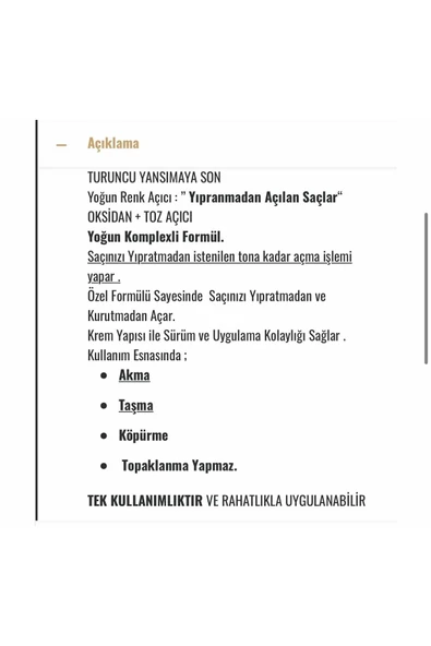 Liviton Saç Renk Açıçı 100 Gr Oryal +150 Ml Oksidan Liviton - Resim 2