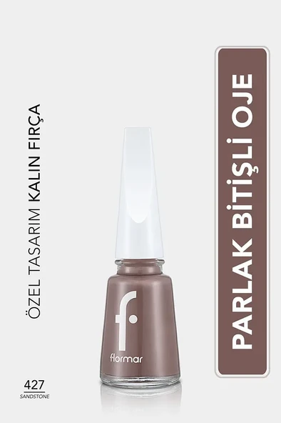 Flormar Oje Yeni Maxi Brush 427 Sandstone - 1