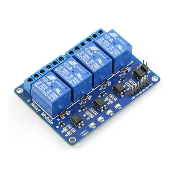 12V 4 Kanal Röle Kartları 12 Adet Set - 2