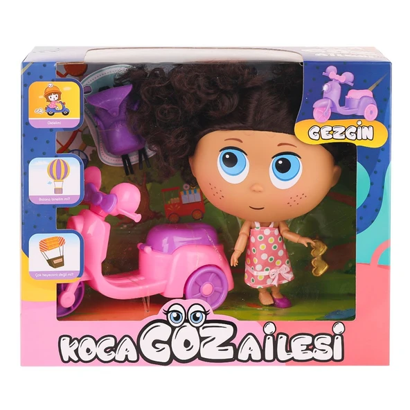 BLD298 Koca Göz Ailesi Motorcu Gezgin -Birliktoys ürün görseli