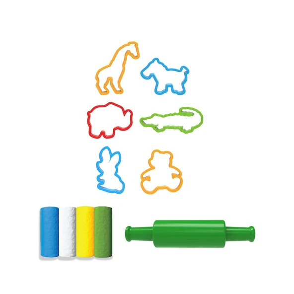 03697 Art Craft Eğlenceli Hayvanlar Hamur Set 200 gr - Resim 2