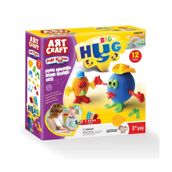 03576 İNSAN FİGÜRÜ SETİ OYUN HAMURU 150 GR. ürün görseli