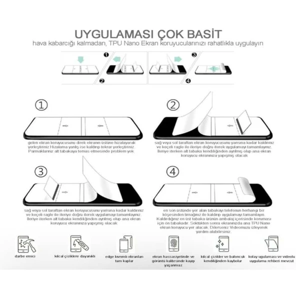 Xiaomi Mİ12T- NANO Ekran Koruyucu ULTRA İnce Esnek - Hd Şeffaf Hayalet - Umbos - Resim 3