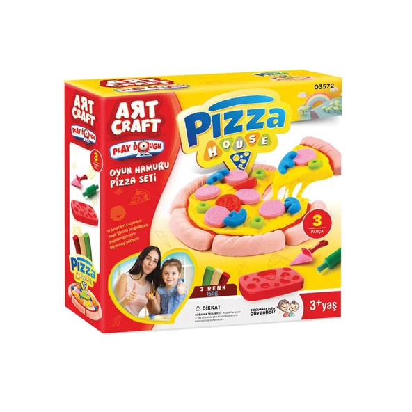 03572 PİZZA SETİ OYUN HAMURU150 GR. - Resim 2