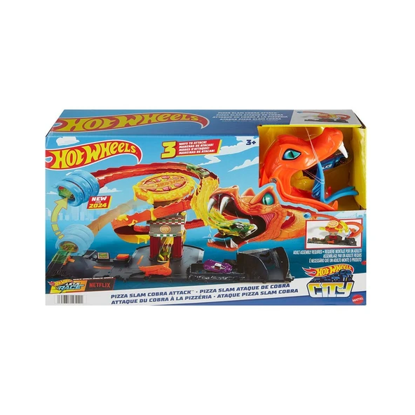 HTN81 Hot Wheels Pizza Dükkanında Kobra Macerası Oyun Seti ürün görseli