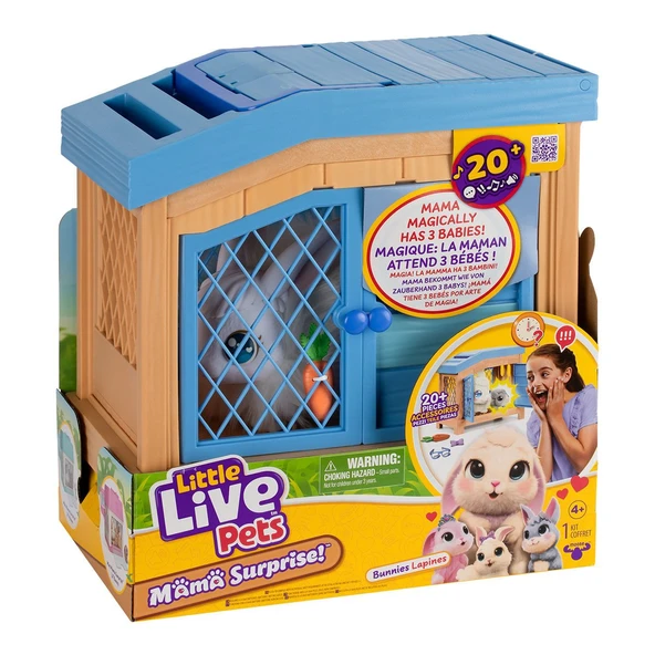 LP303000 Little Live Pets Anne Tavşan ve Yavruları Oyun Seti - 26593 ürün görseli