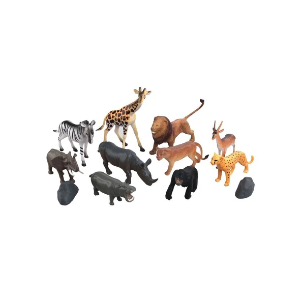 SH-5901 Vardem Kutulu 12 Parça Vahşi Hayvan Seti - Resim 2