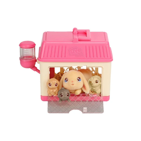 LP301200 Little Live Pets Anne Tavşan ve Yavruları Oyun Seti - 26511 - Resim 3
