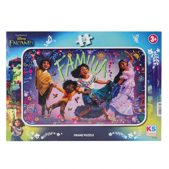 ENC 704 Encanto Familia Frame Puzzle 24 Parça -KS Puzzle ürün görseli
