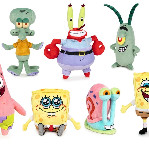760025633 SpongeBob Serisi Sostenible Peluş 30 cm (7 Asorti) ürün görseli