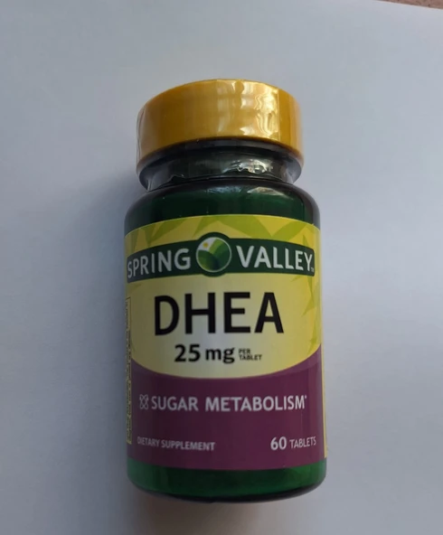 Spring Valley DHEA 25 mg, 60 tablet ürün görseli