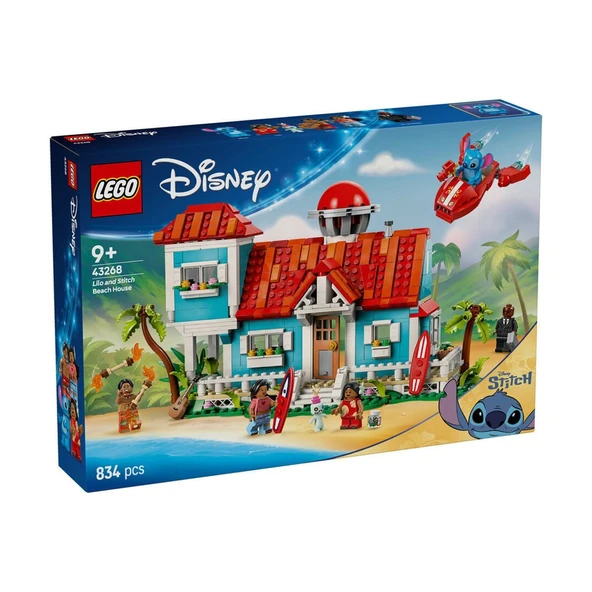 43268 Lego Disney Lilo ve Stiç Plaj Evi 834 parça +9 yaş ürün görseli