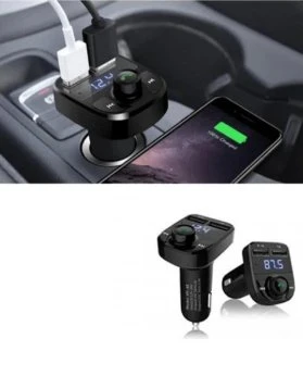 Araç Usb Mp3 Sd Kart Çakmaklık Girişli Oto Müzik Çalar Kiti Kablosuz Çakmak Girişi Carx8 - Resim 4