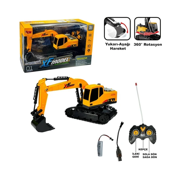 XFG-789-410A Uzaktan Kumandalı Full Fonksiyon Şarjlı XFModel Kazıcı ürün görseli