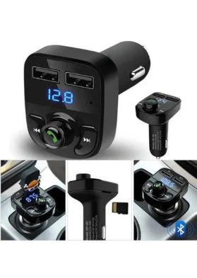 Araç Usb Mp3 Sd Kart Çakmaklık Girişli Oto Müzik Çalar Kiti Kablosuz Çakmak Girişi Carx8 - Resim 3