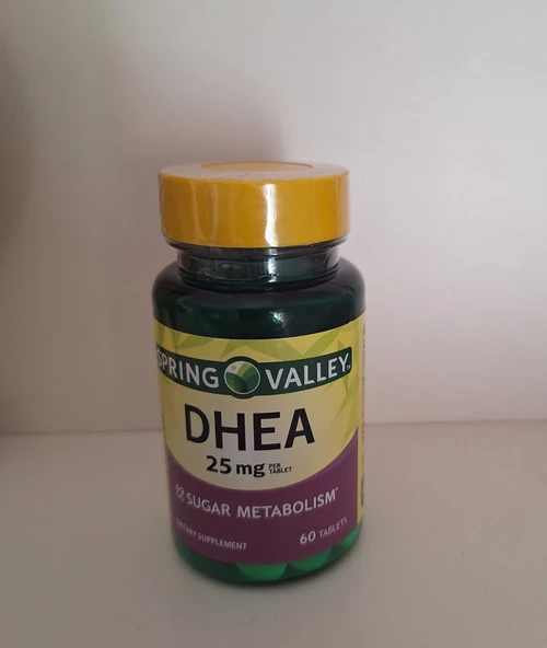 Spring Valley DHEA 25 mg, 60 tablet - Resim 3