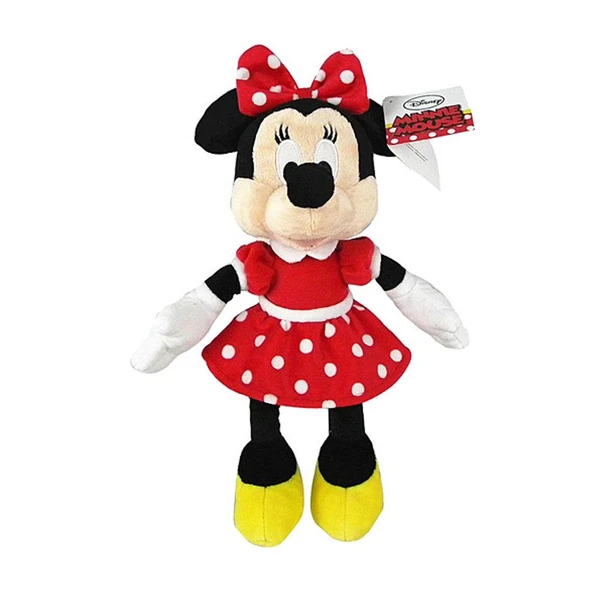 3414 Peluş Minnie  Kırmızı Elbiseli 25 cm -Sunman ürün görseli