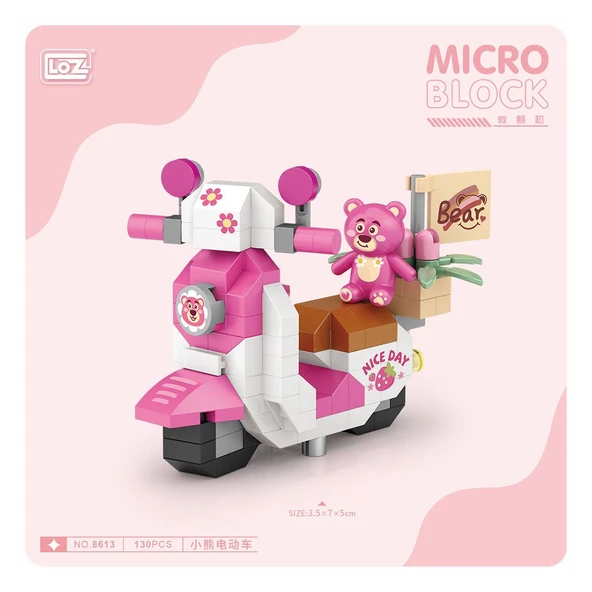 LZ8613 LOZ Blok Oyuncak Mini Poşet -Vagonlife - Resim 2