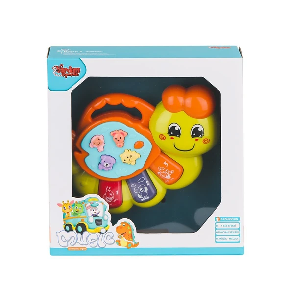 JLG-855-64A Işıklı ve Müzikli Solucan Bebek Pianosu -Vardem Oyuncak ürün görseli