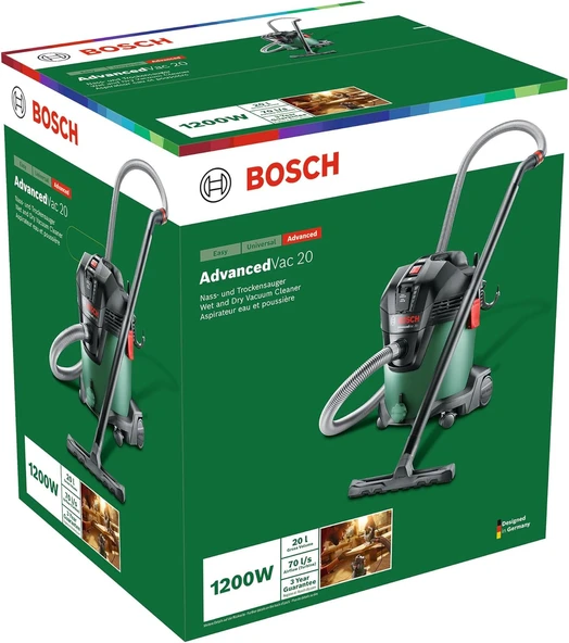 Bosch Home and Garden Islak ve Kuru Toz Emme Makinesi - Resim 3