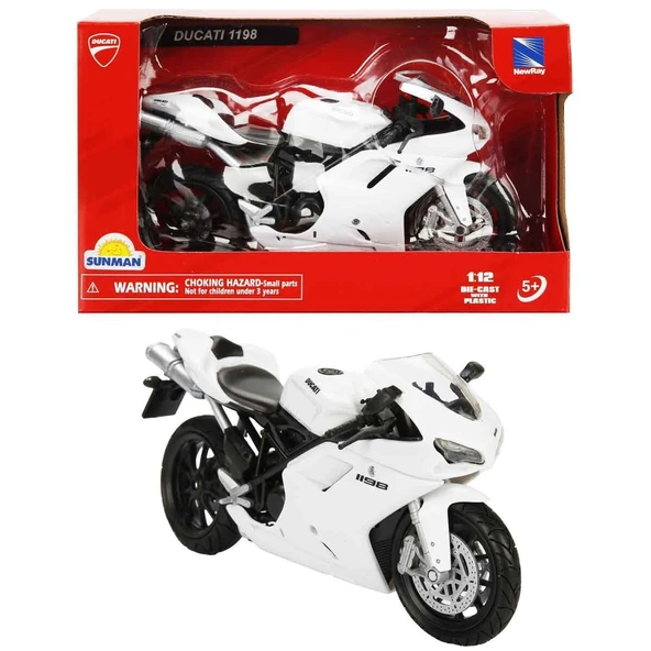 57143 SUN-  Ducatı 1198 Kırmızı  1 :12 ürün görseli