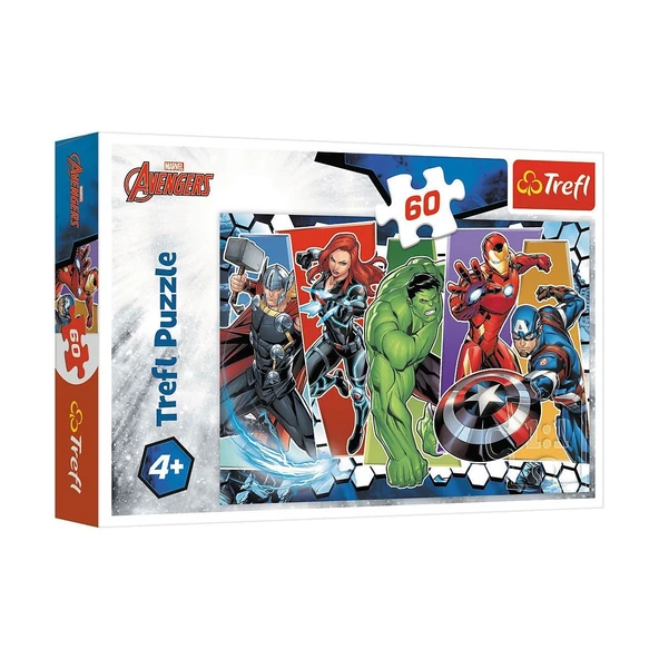 PUZZLE-17357 Marvel The Avengers 60 Parça Puzzle ürün görseli