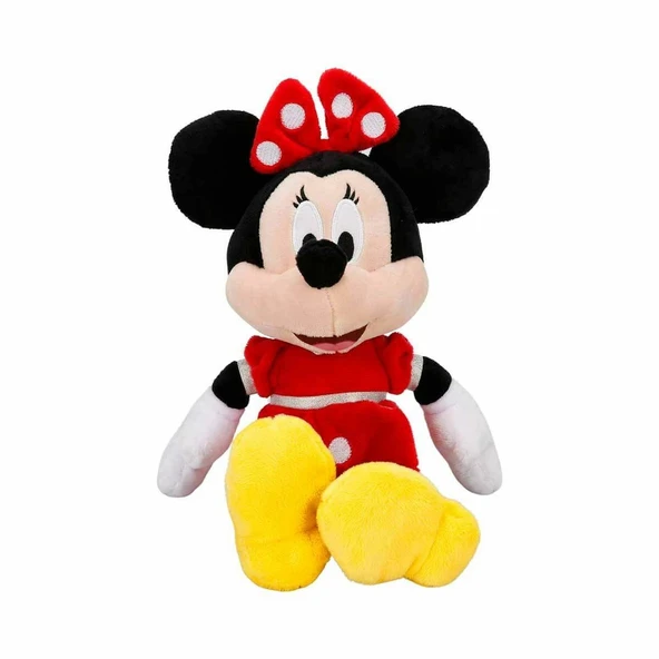 3415 Minnie Kırmızı Elbiseli Peluş 30 cm - sunman ürün görseli