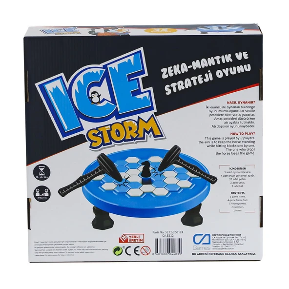 CAPLS-5212 Ice Storm Zeka,Mantık ve Strateji Oyunu -CaGames - Resim 2