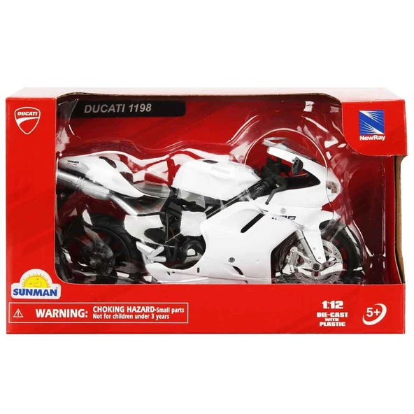 57143 SUN-  Ducatı 1198 Kırmızı  1 :12 - Resim 2