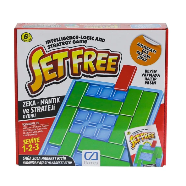 620 CAPLS-5264 Setfree Zeka, Mantık ve Strateji Oyunu -CaGames - Resim 2