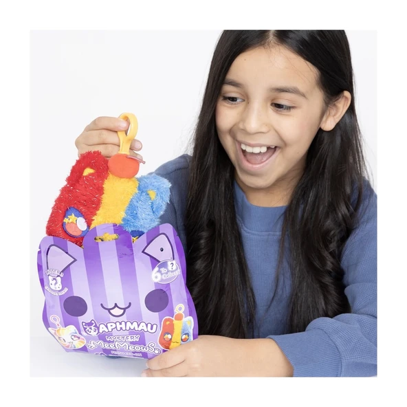 APH11000 Aphmau Sürpriz Unicorn Klips Peluş - Resim 4