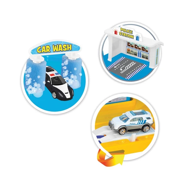 03371 POLİS İSTASYON GARAJ SETİ - Resim 4