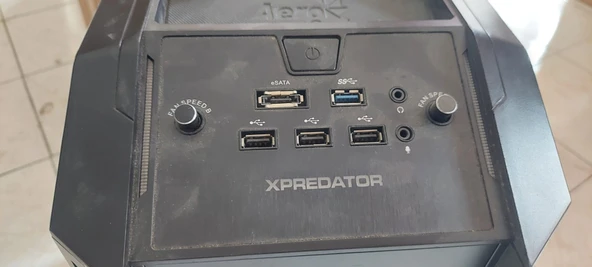 AEROCOOL XPREDATOR 2x23cm Fanlı USB3.0 Güç kaynaksız Kasa 2.EL - 4