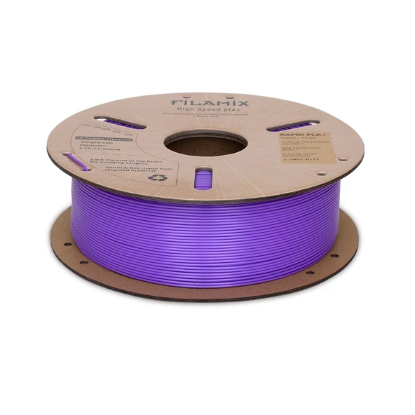 Filamix Yüksek Hızlı Hyper Pla Filament Mor - Resim 3
