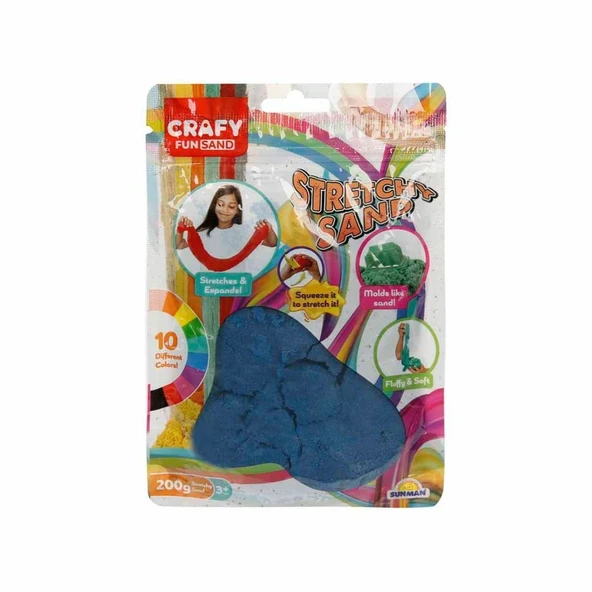 3605 Crafy Streç Oyun Kumu Koyu Mavi 200 g ürün görseli