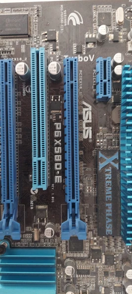 Asus ATX DDR3 Intel x58 Socket 1366 SATA (6Gb/s) USB 3.0 Motherboard P6X58D-E ANAKART 2.EL KULLANILMIŞ - 3