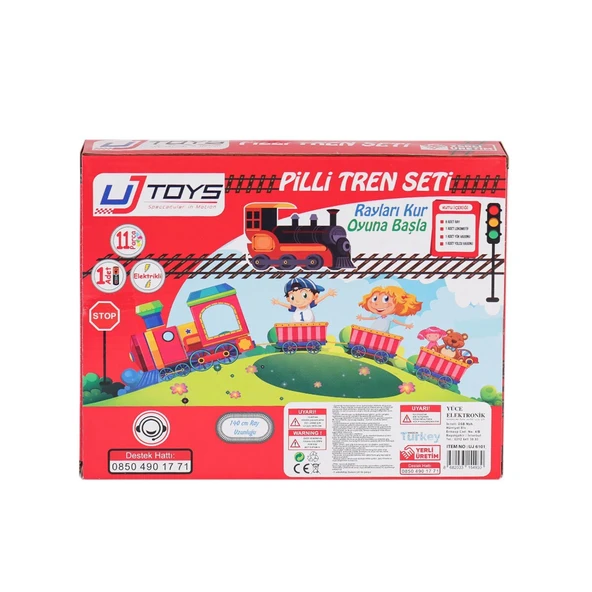 200003 Pilli Tren -UJ Toys - Resim 2