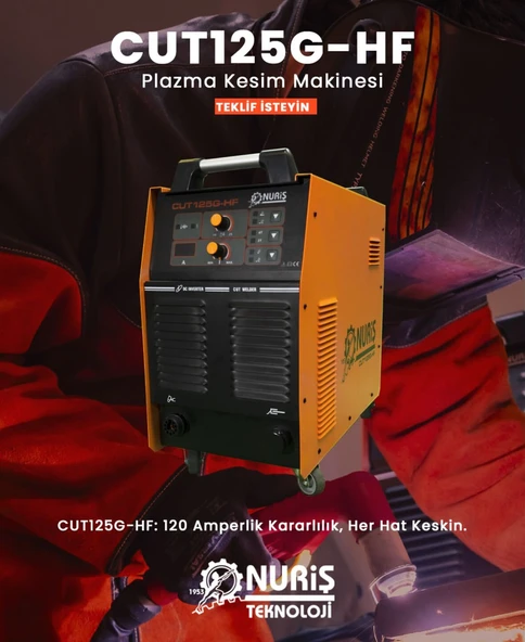 Nuriş Cut 125G HF Plazma Kesme Makinası - Resim 2