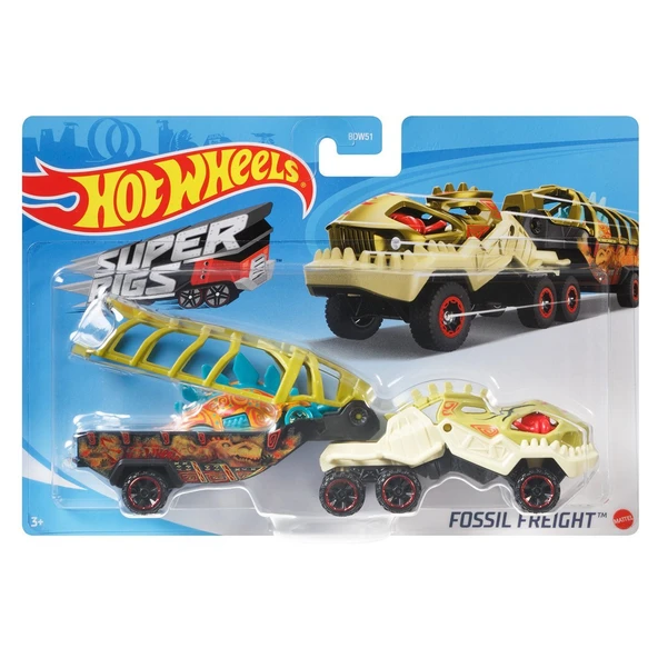 BDW51 Hot Wheels Taşıyıcı Tırlar / Asorti Seçilemez. - Resim 2