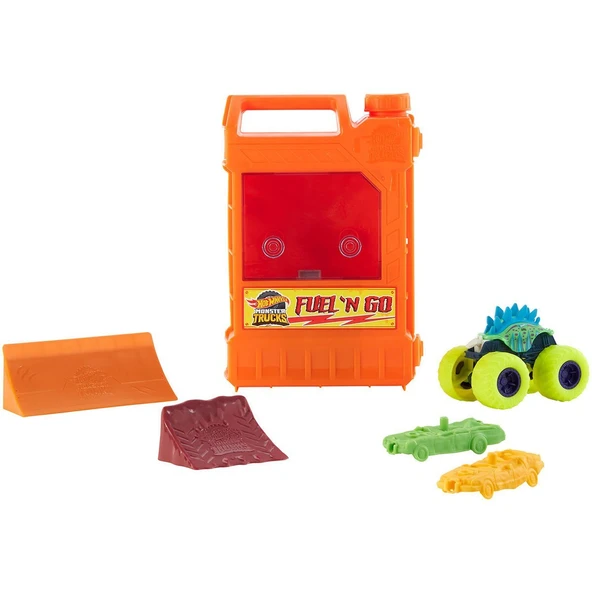 HXT04 Hot Wheels Monster Trucks Taşınabilir Oyun Seti - Resim 3