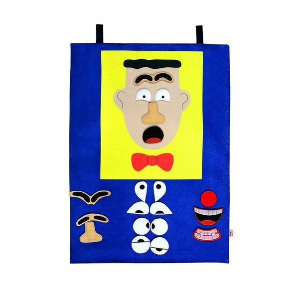 AND-5123 Cırtlı Pano Yüz İfadeleri Erkek ürün görseli