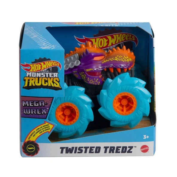 GVK37 Hot Wheels Monster Trucks 1:43 Çek Bırak Arabalar - Resim 4