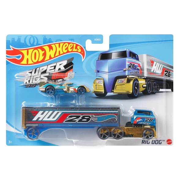 BDW51 Hot Wheels Taşıyıcı Tırlar / Asorti Seçilemez. - Resim 3