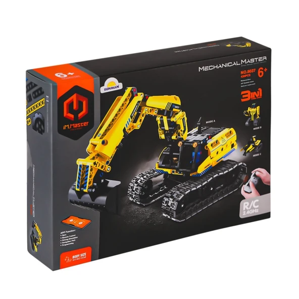 8037 IMM Kumandalı Master Blokları Kepçe 3ın1 430 Parça ürün görseli