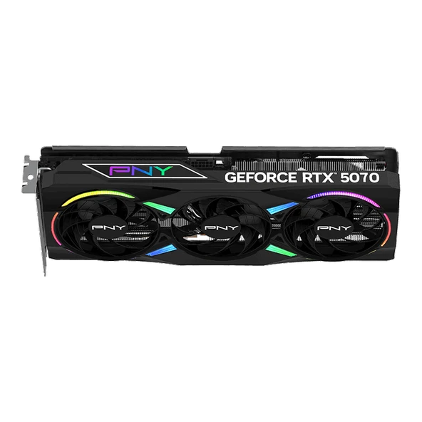 PNY RTX 5070 ARGB EPIC-X 12GB GDDR7 192Bit (VCG507012TFXXPB1-O) Ekran Kartı - Resim 5